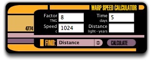 Warp Calculator